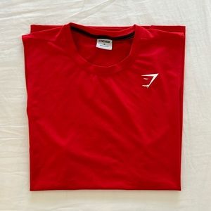 Gymshark Arrival Sleeveless Tee, Red